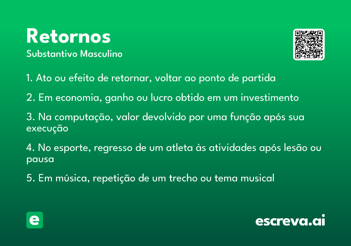 retornos