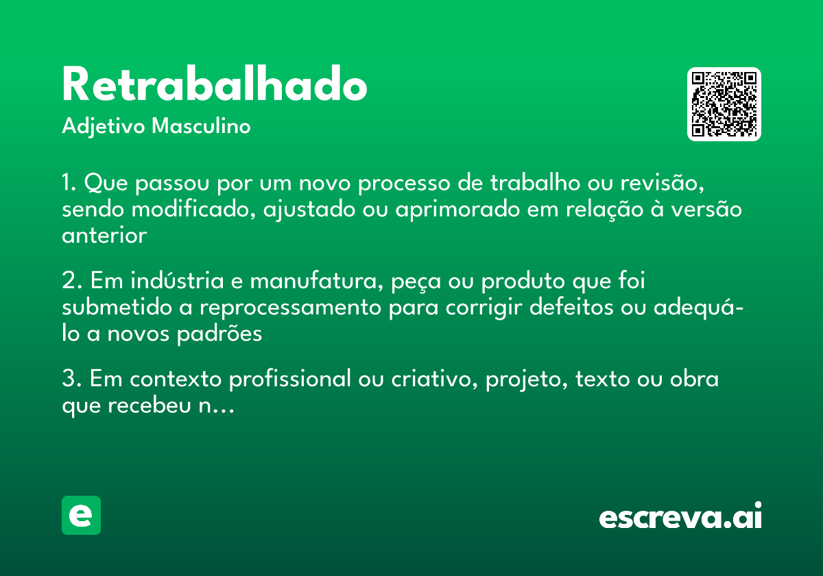 retrabalhado