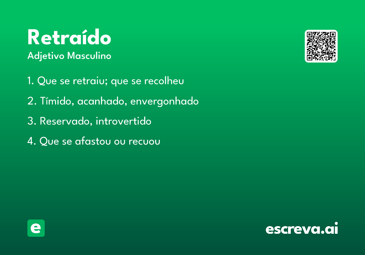 retraído
