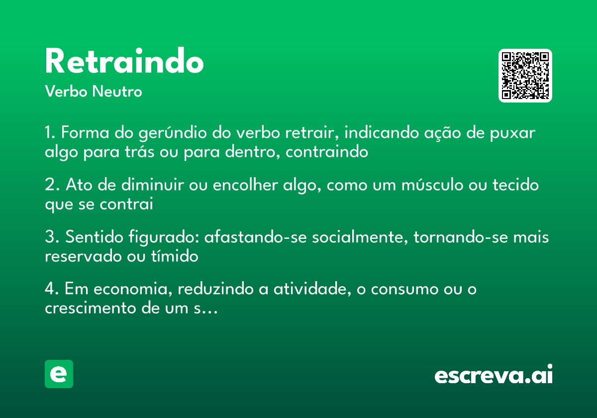 retraindo