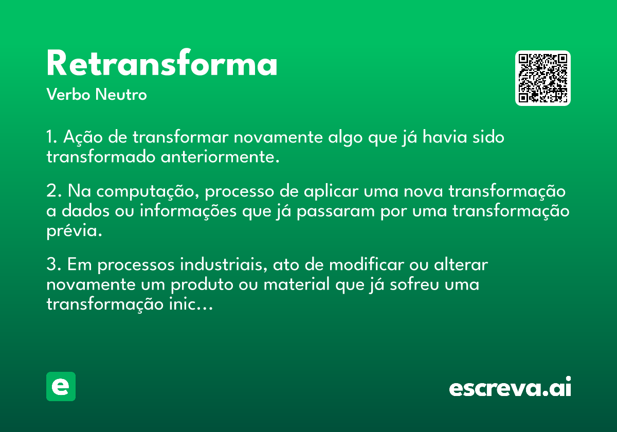 retransforma