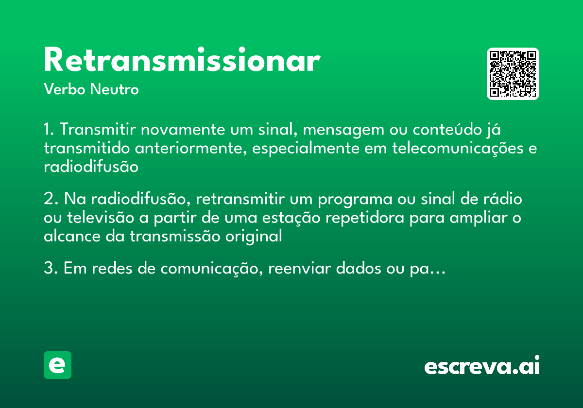 retransmissionar