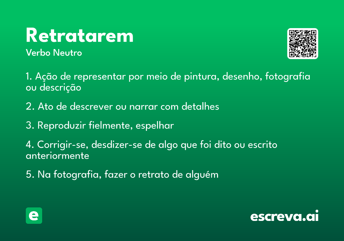 retratarem