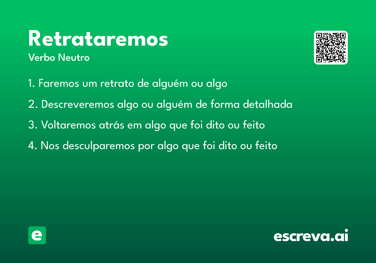 retrataremos