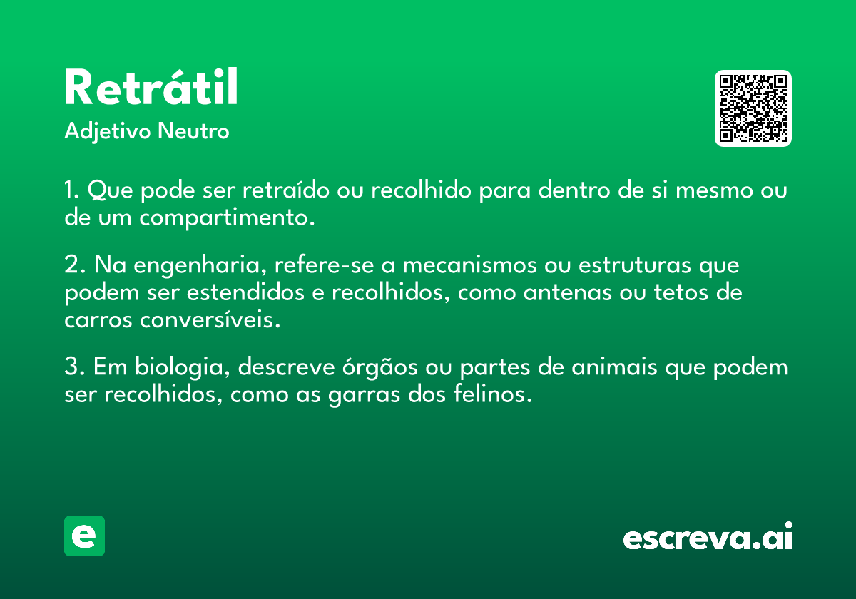 retrátil