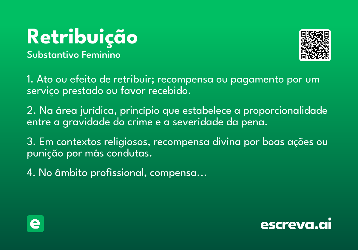 retribuição