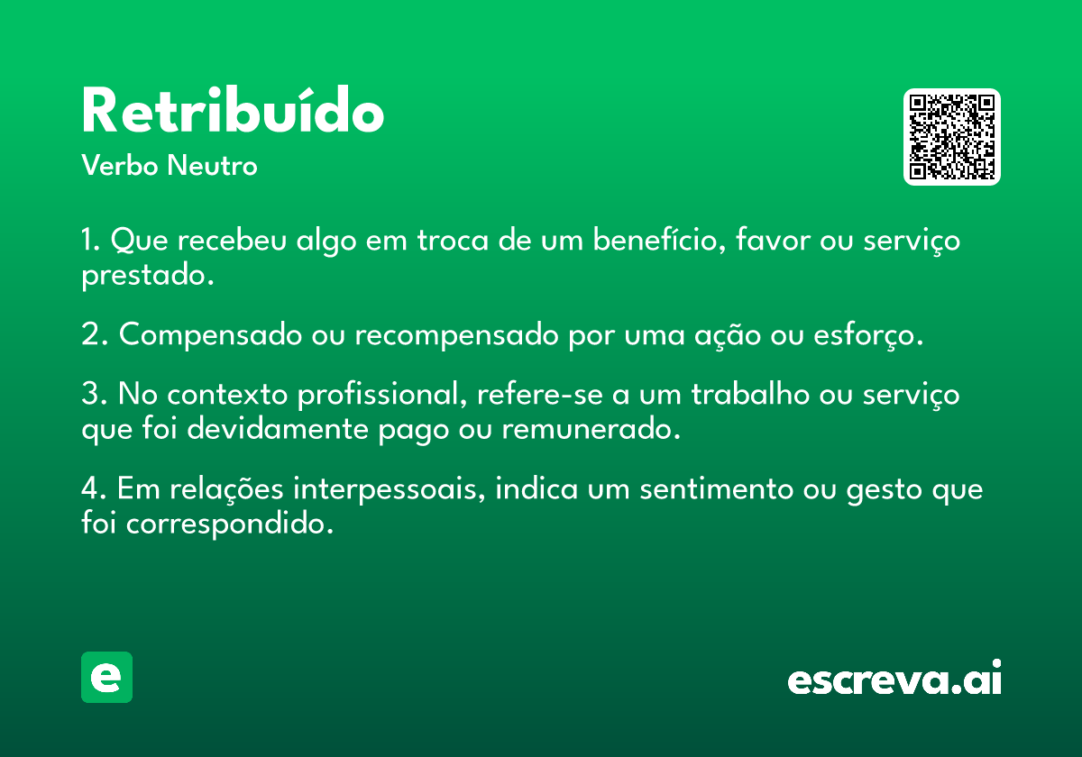 retribuído