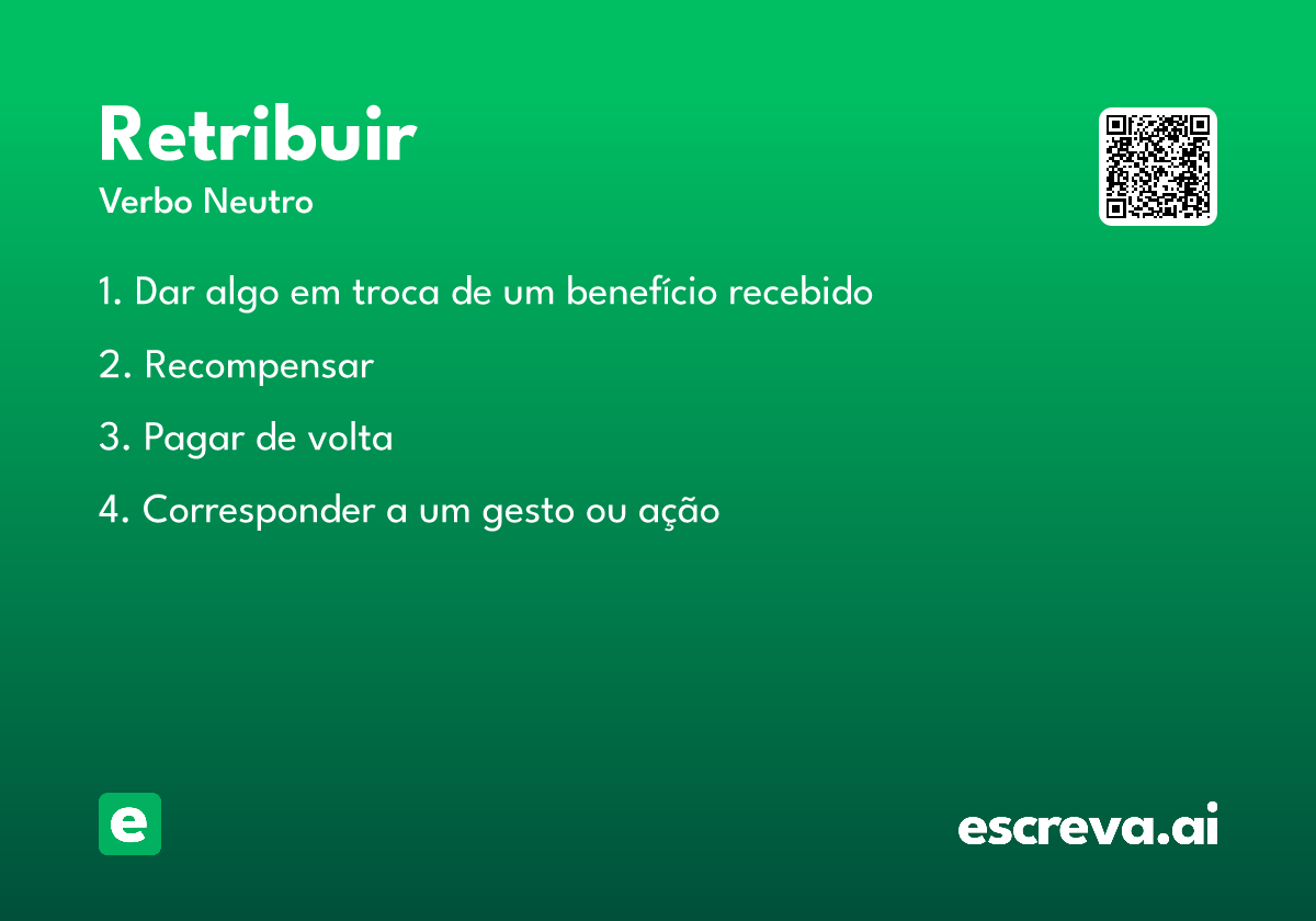 retribuir