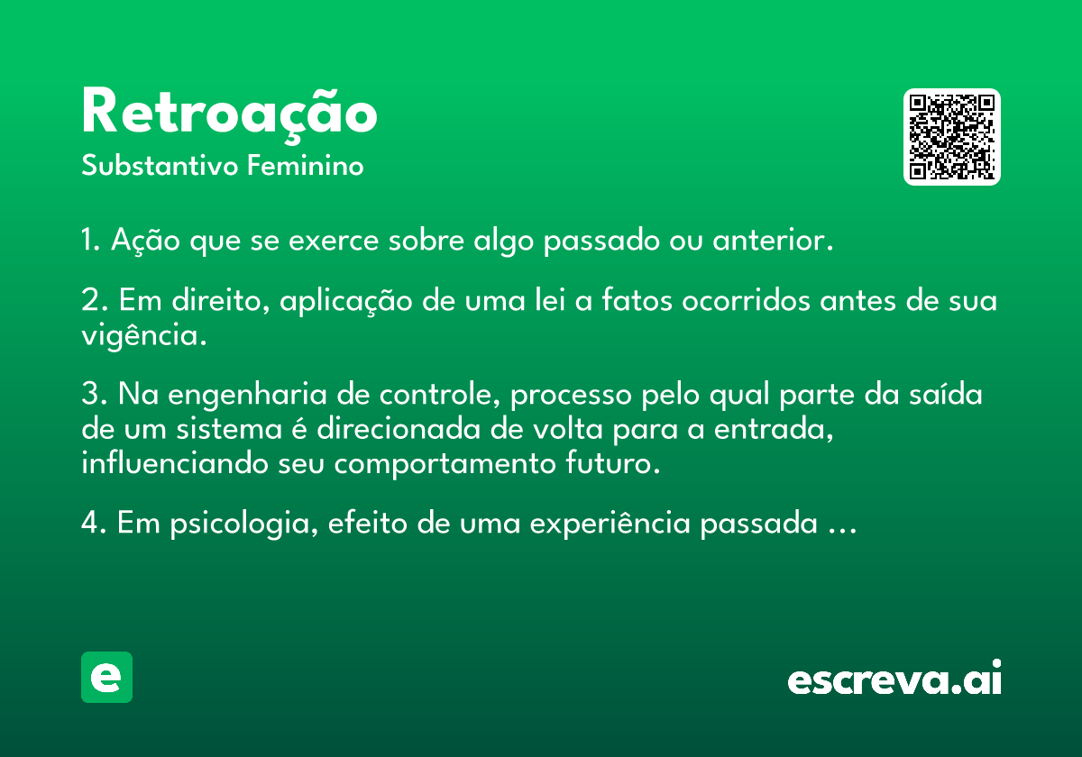 retroação