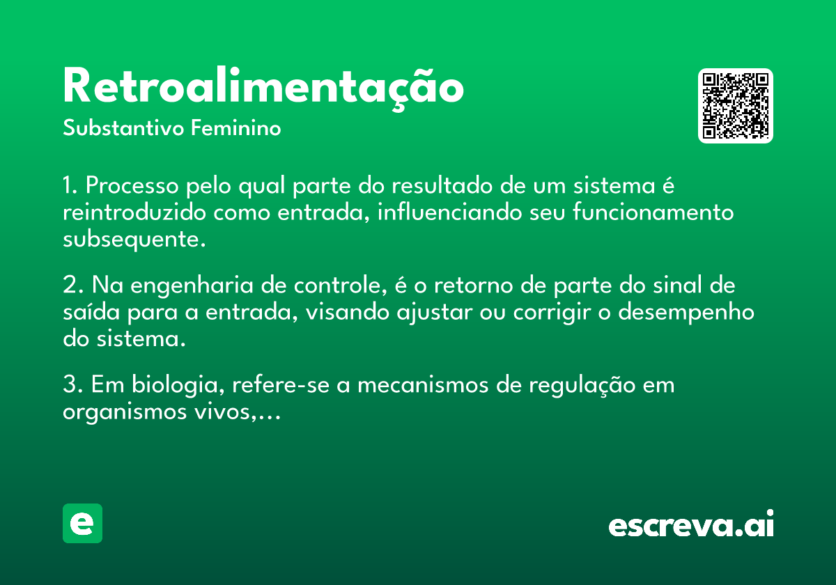 retroalimentação