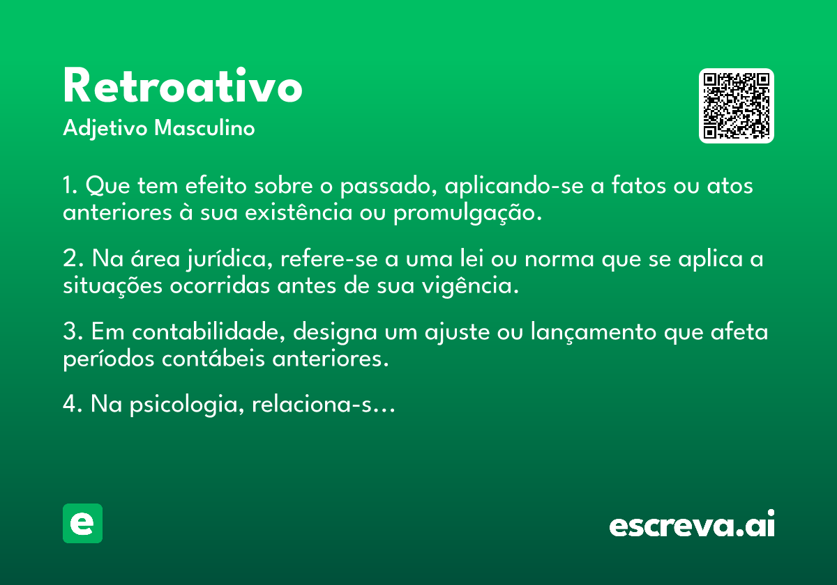 retroativo