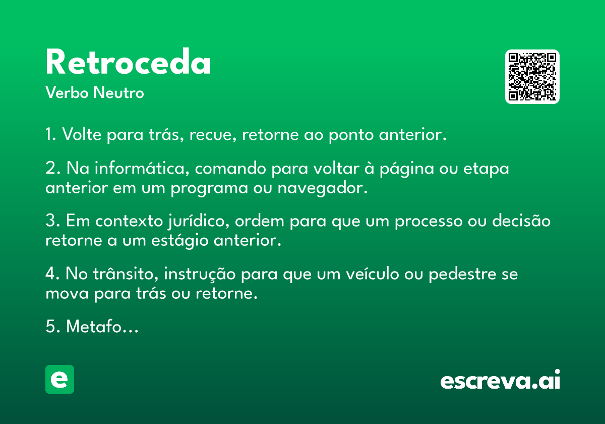 retroceda