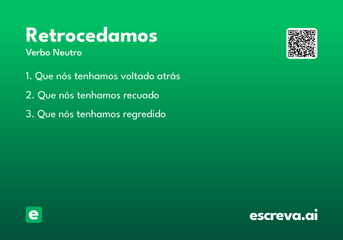 retrocedamos