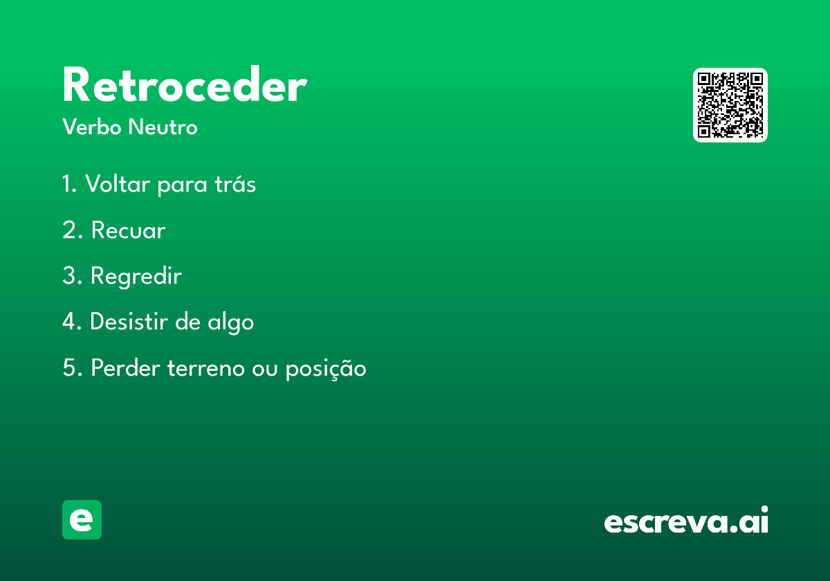 retroceder