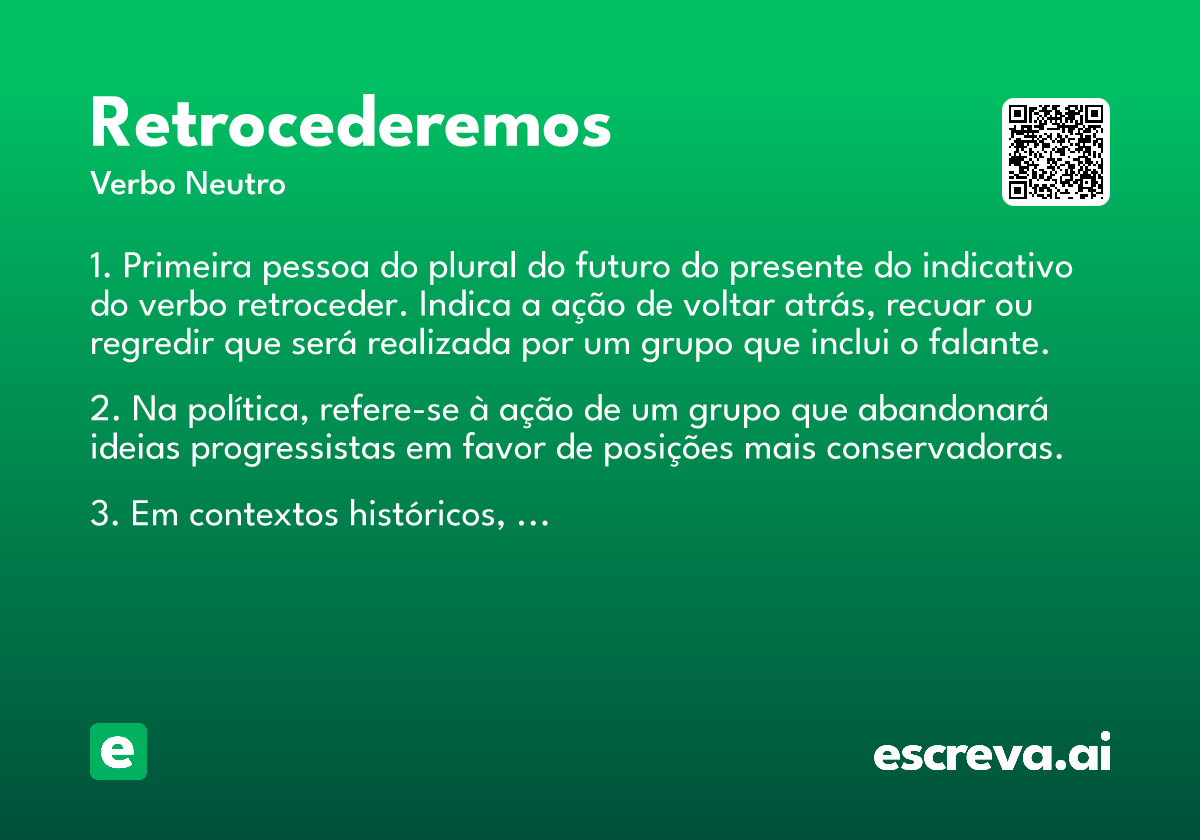 retrocederemos