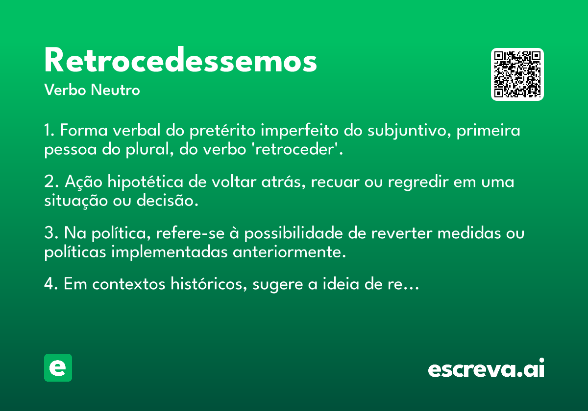 retrocedessemos