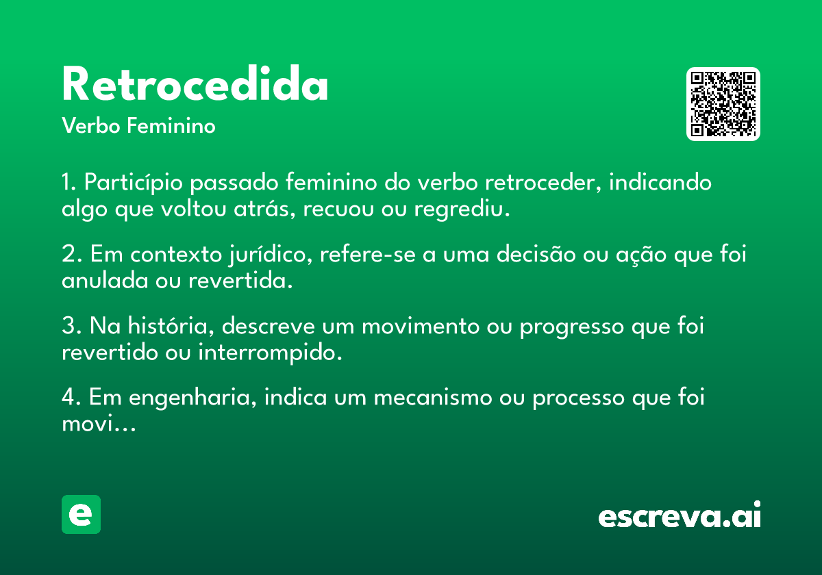 retrocedida