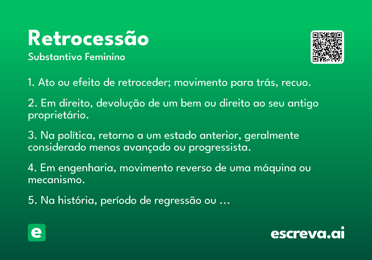 retrocessão