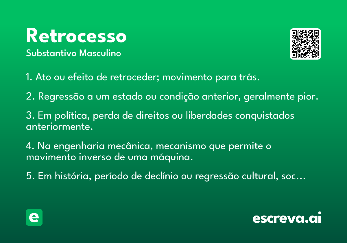 retrocesso