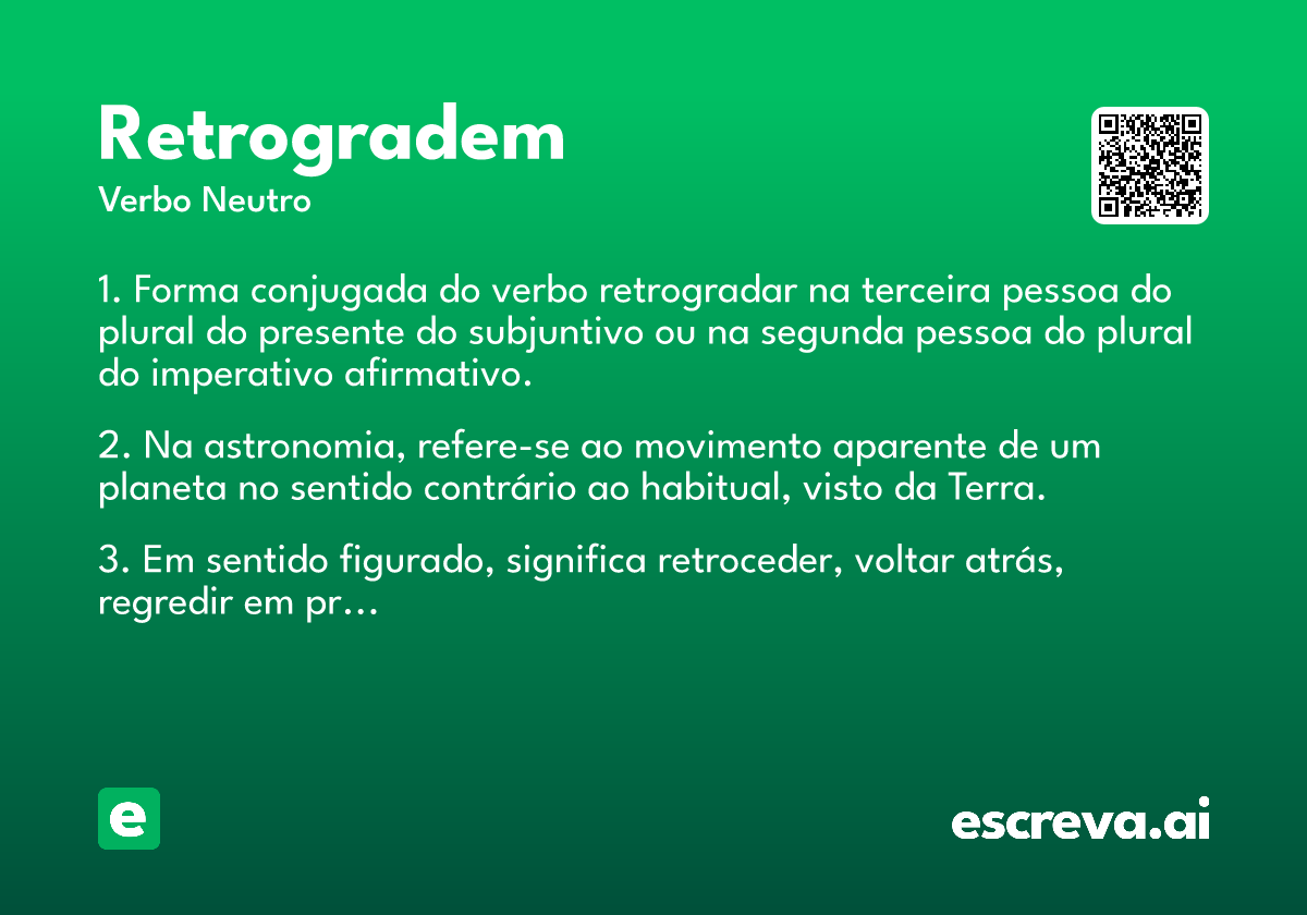 retrogradem
