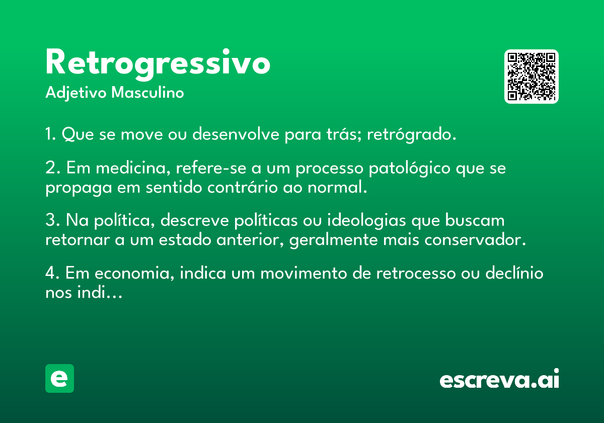 retrogressivo