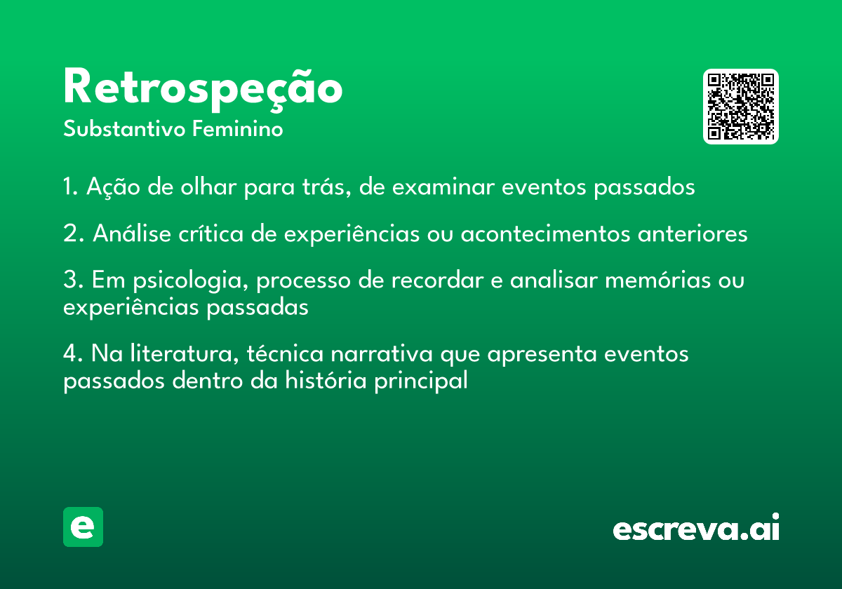 retrospeção