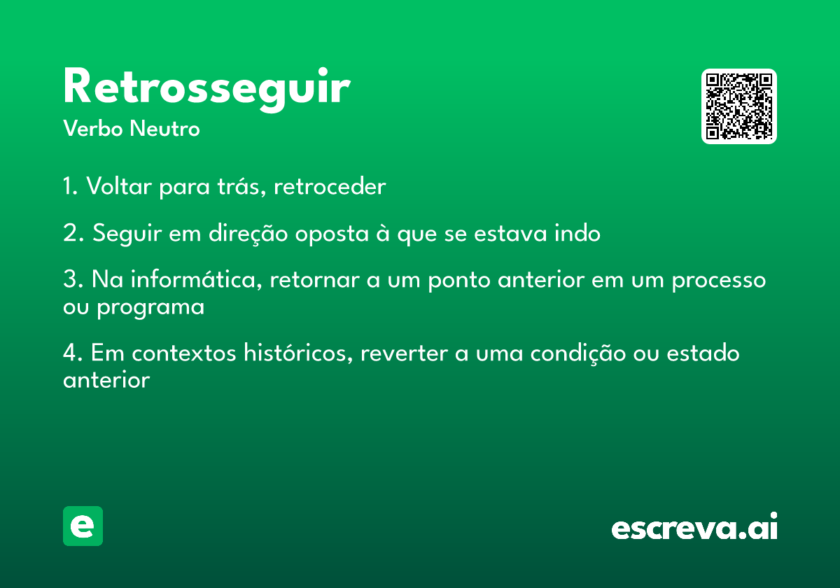 retrosseguir