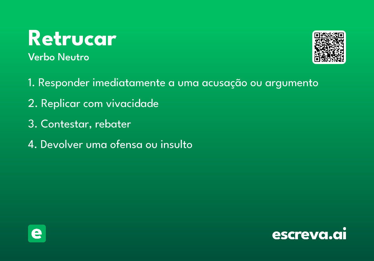 retrucar