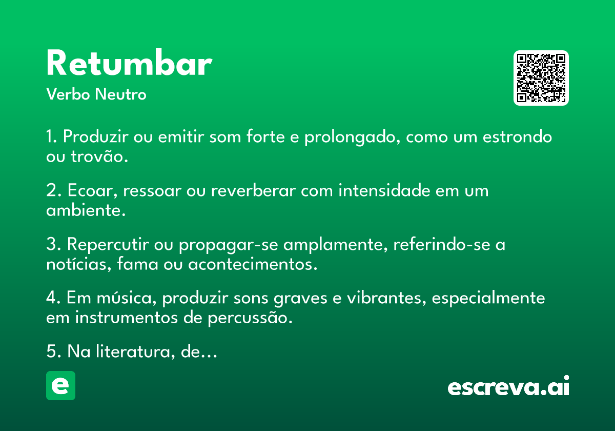 retumbar