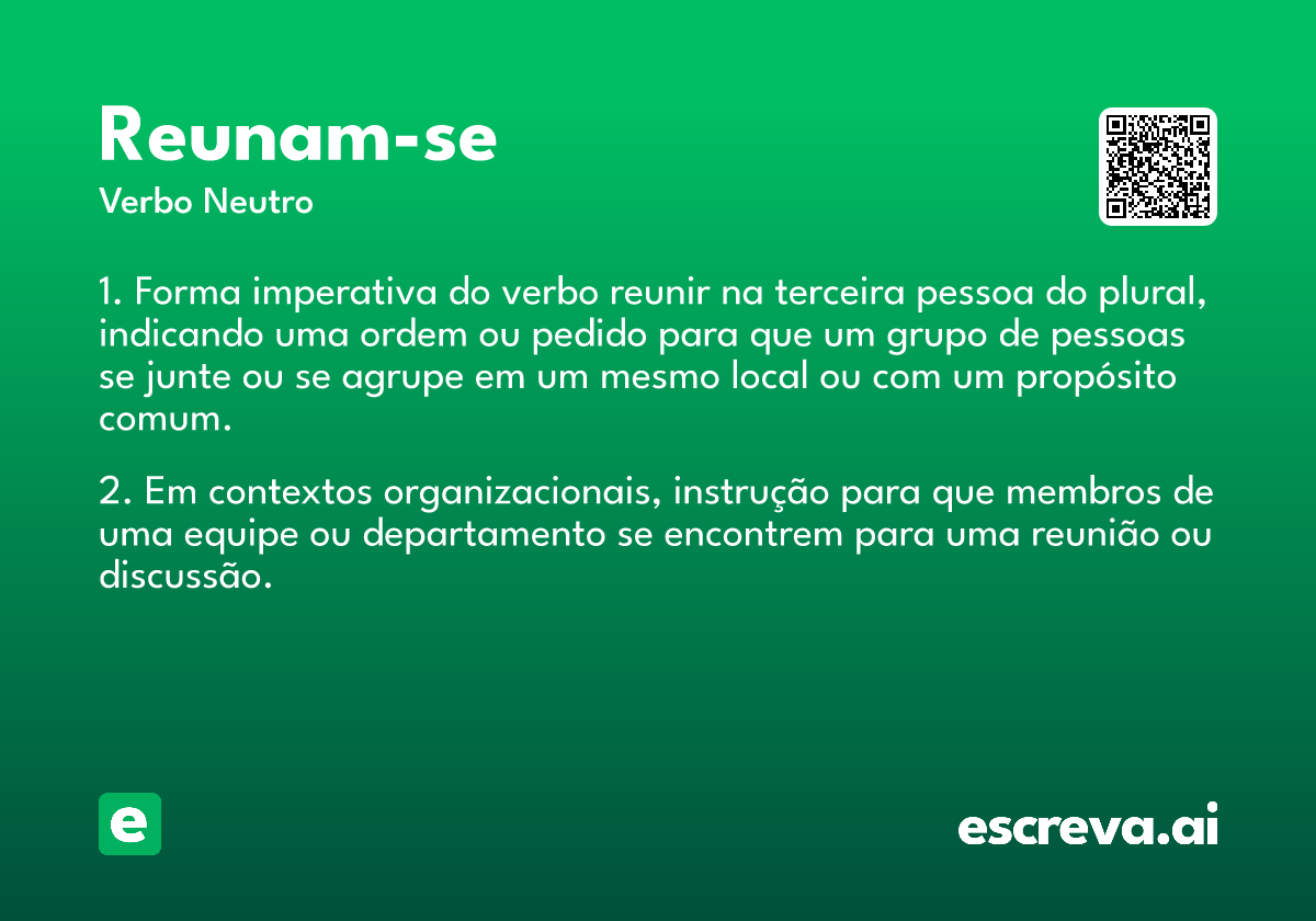 reunam-se