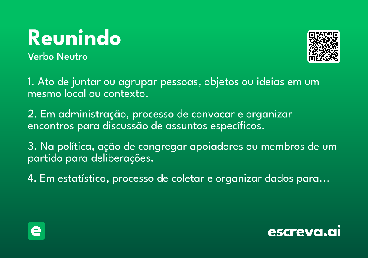 reunindo