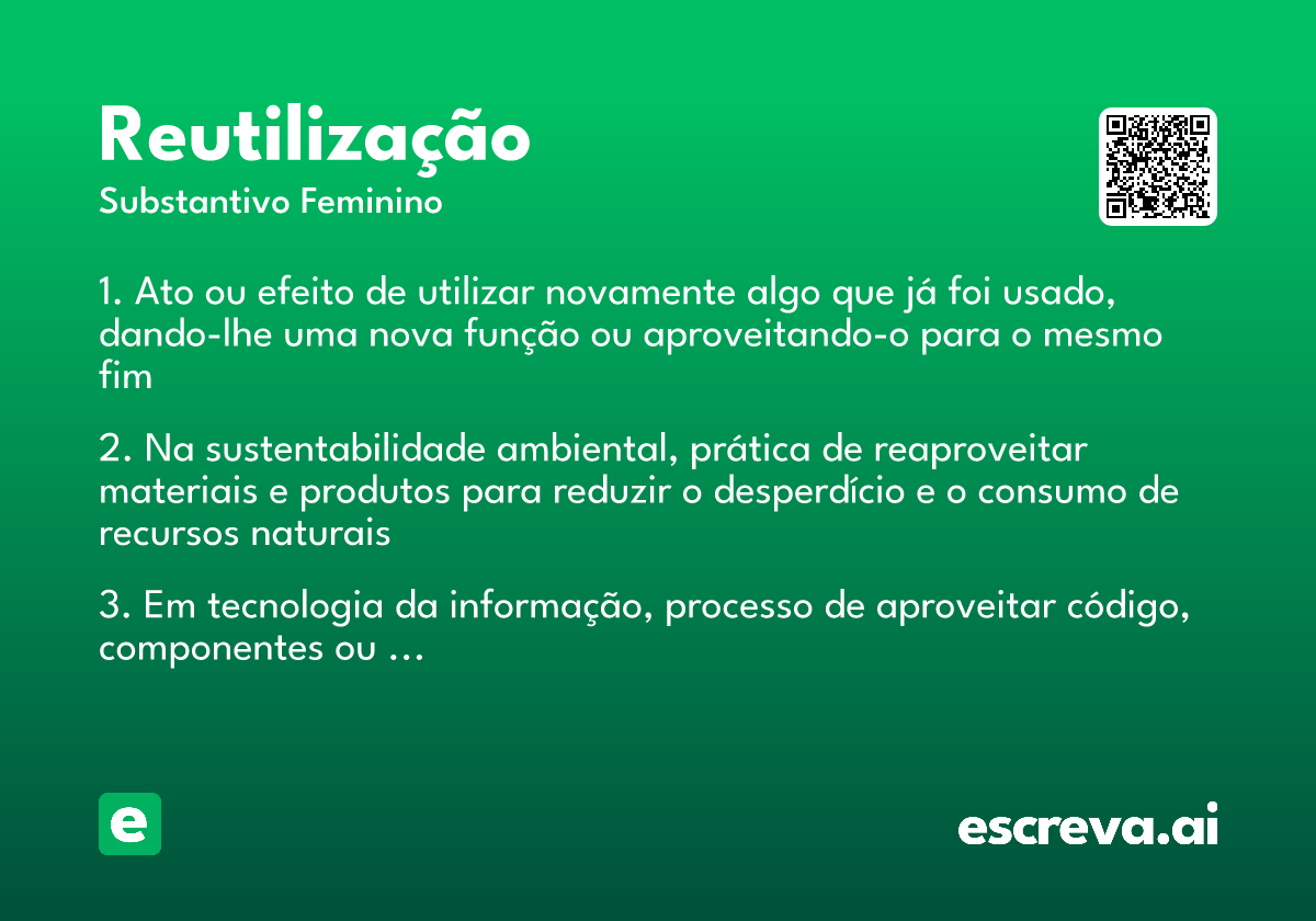 reutilização