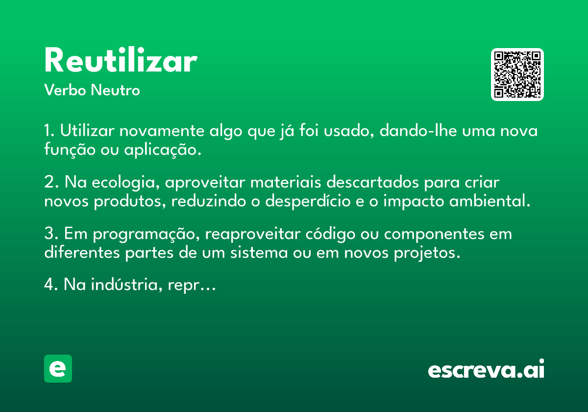 reutilizar
