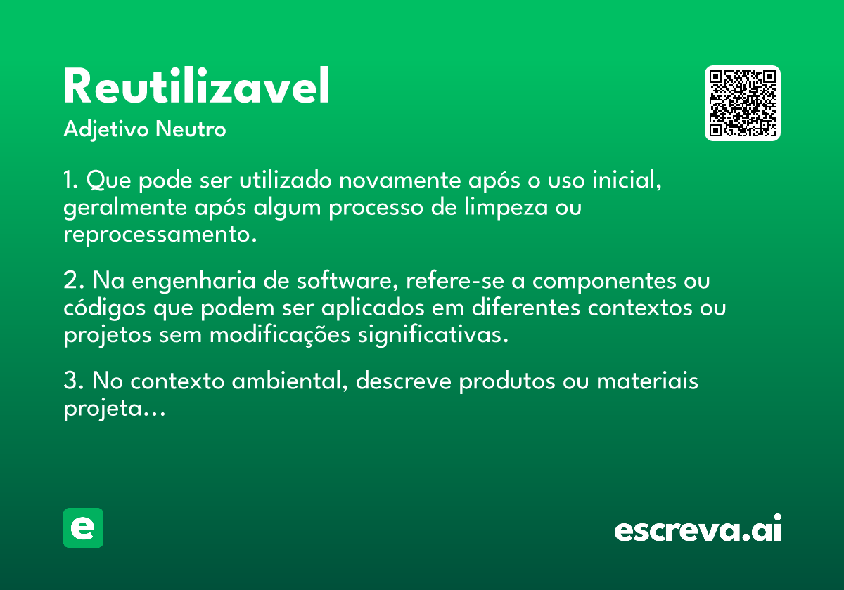 reutilizavel
