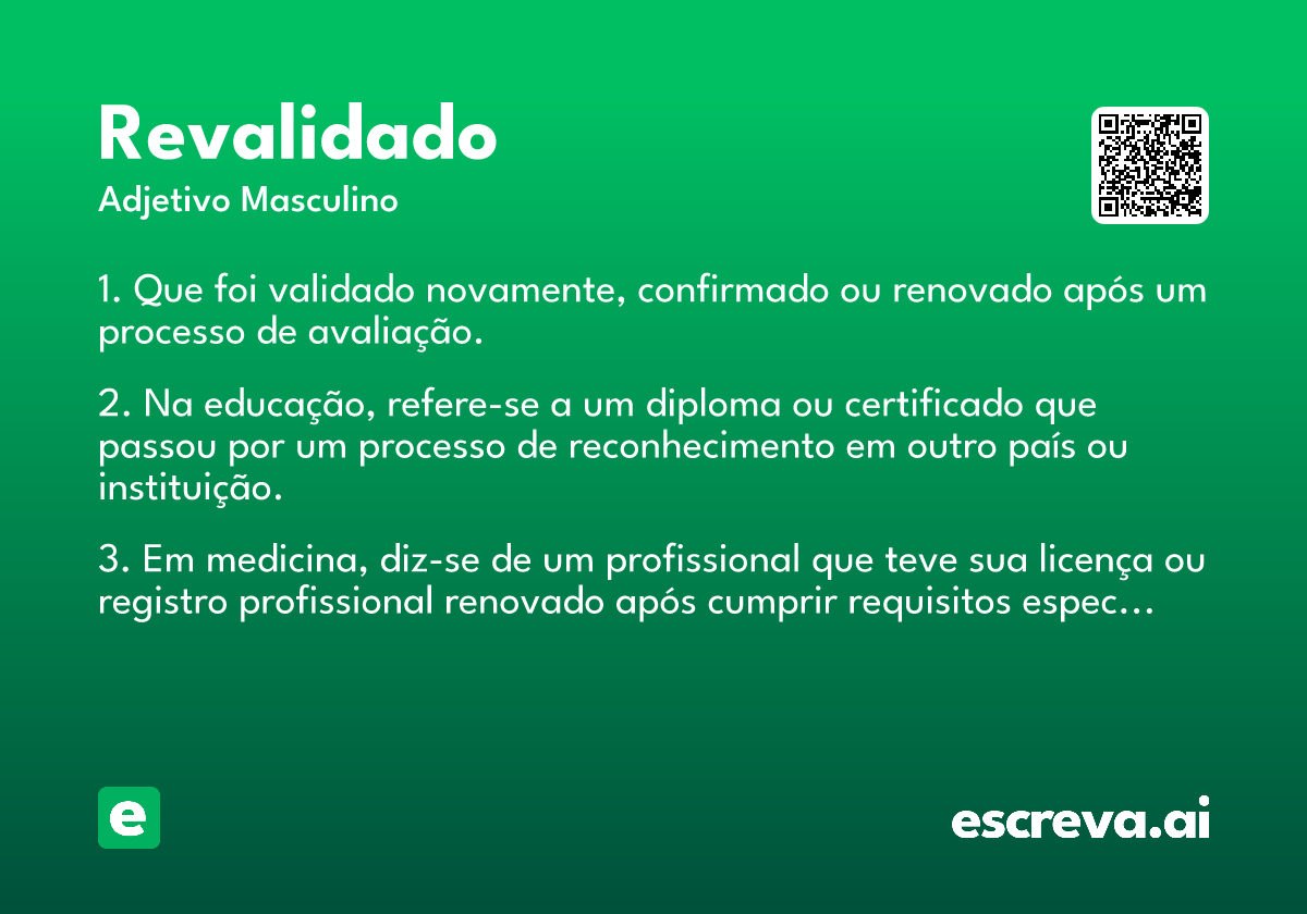 revalidado