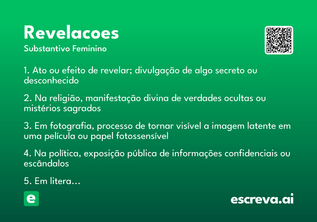 revelacoes