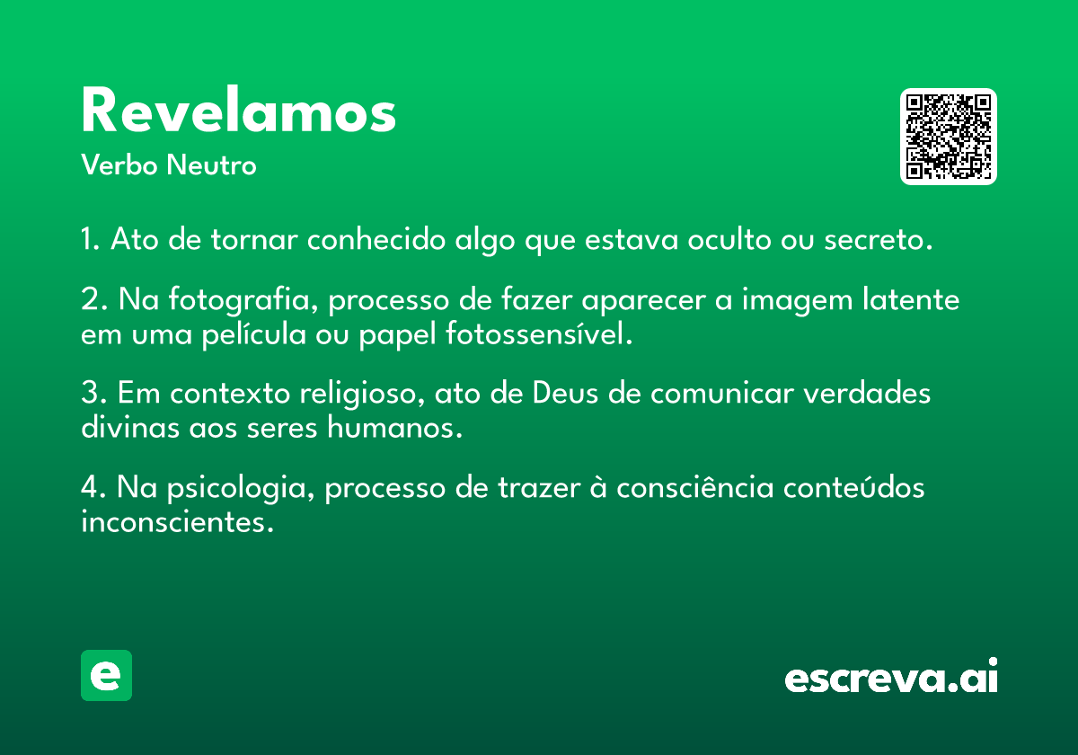 revelamos