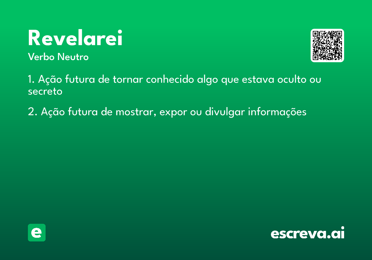revelarei