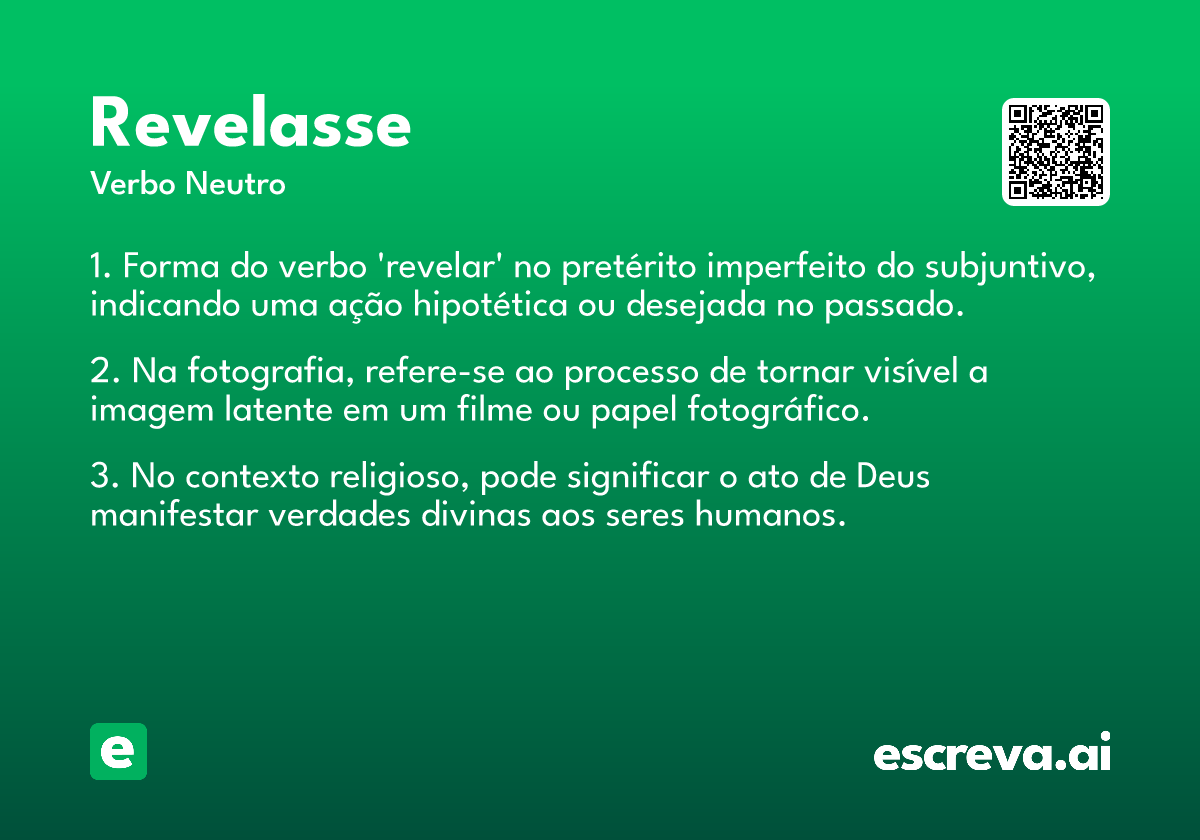 revelasse
