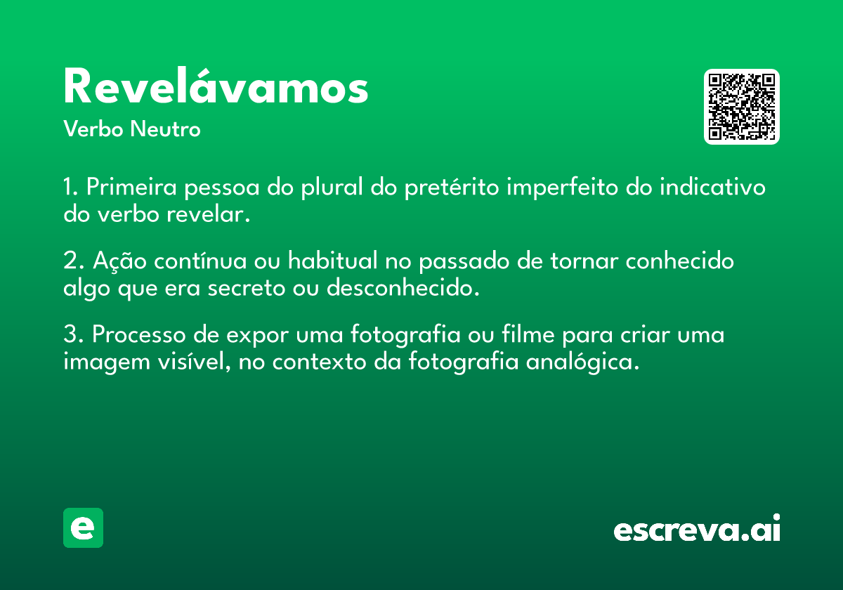 revelávamos