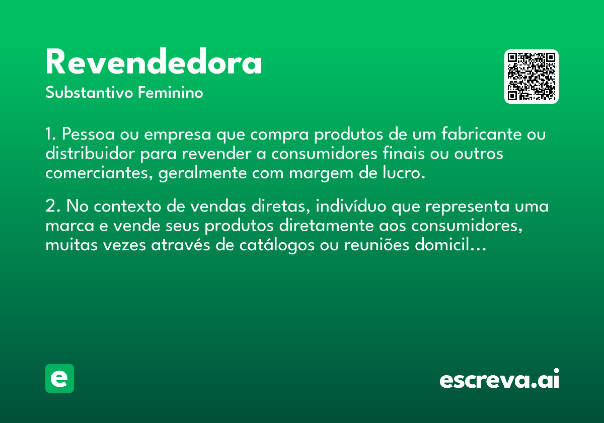 revendedora