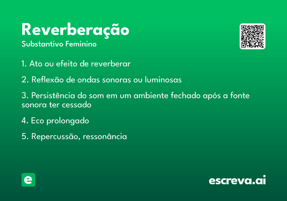 reverberação