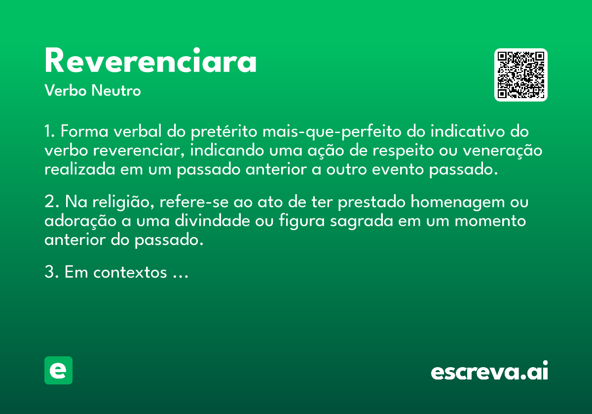 reverenciara