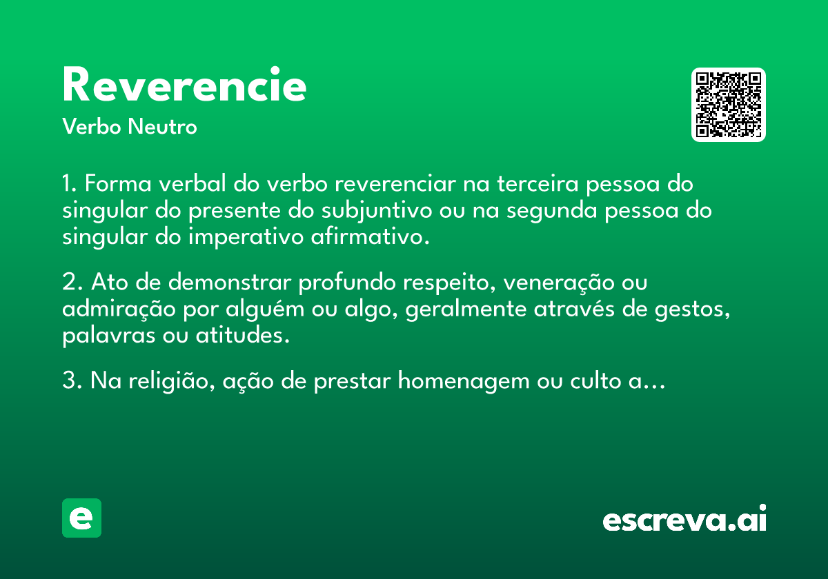reverencie