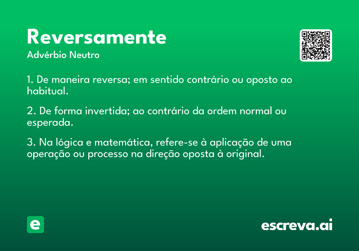 reversamente