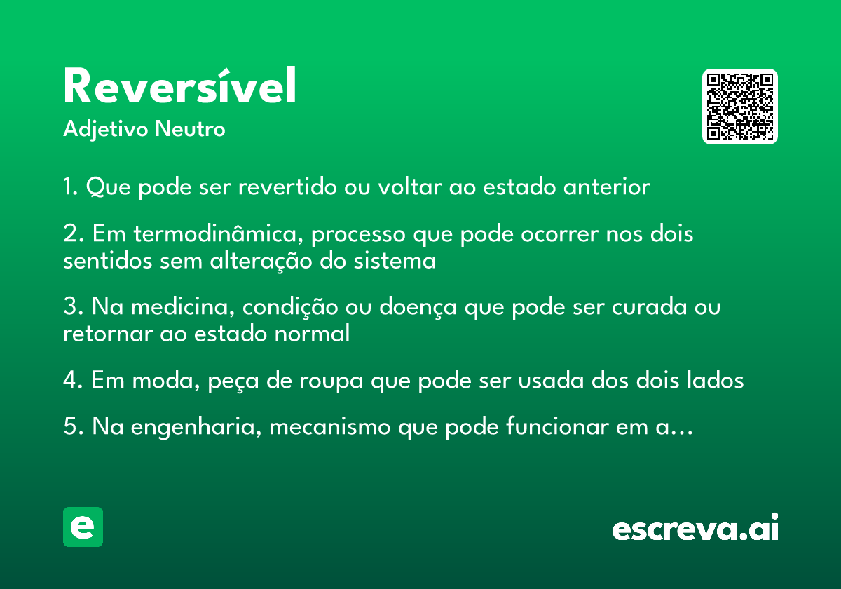 reversível