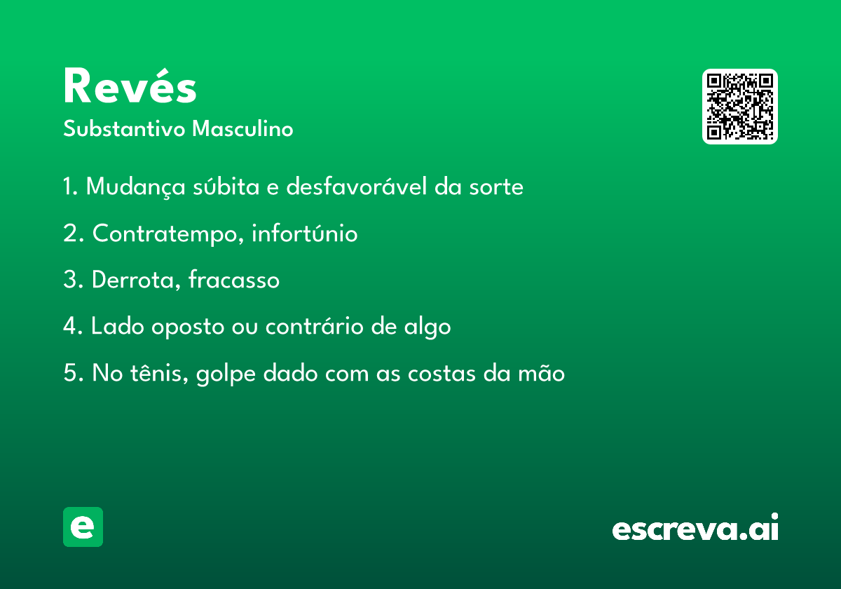 revés