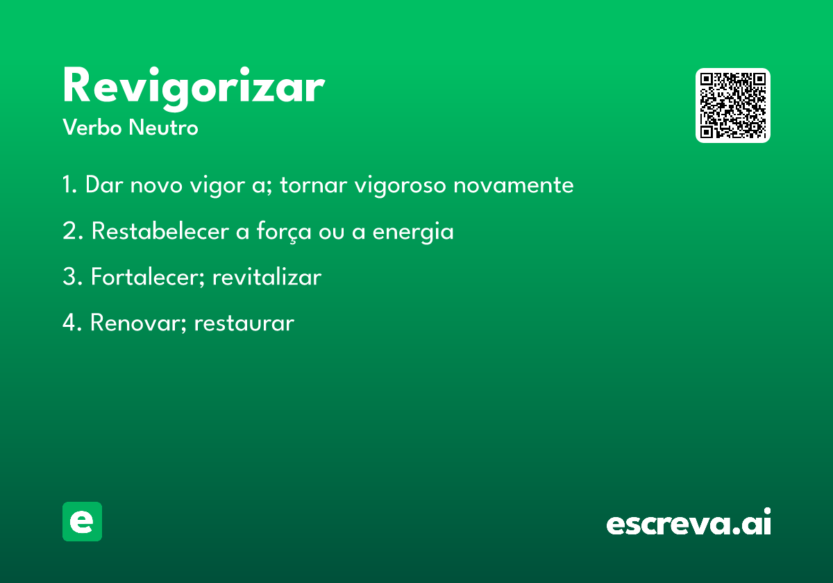 revigorizar