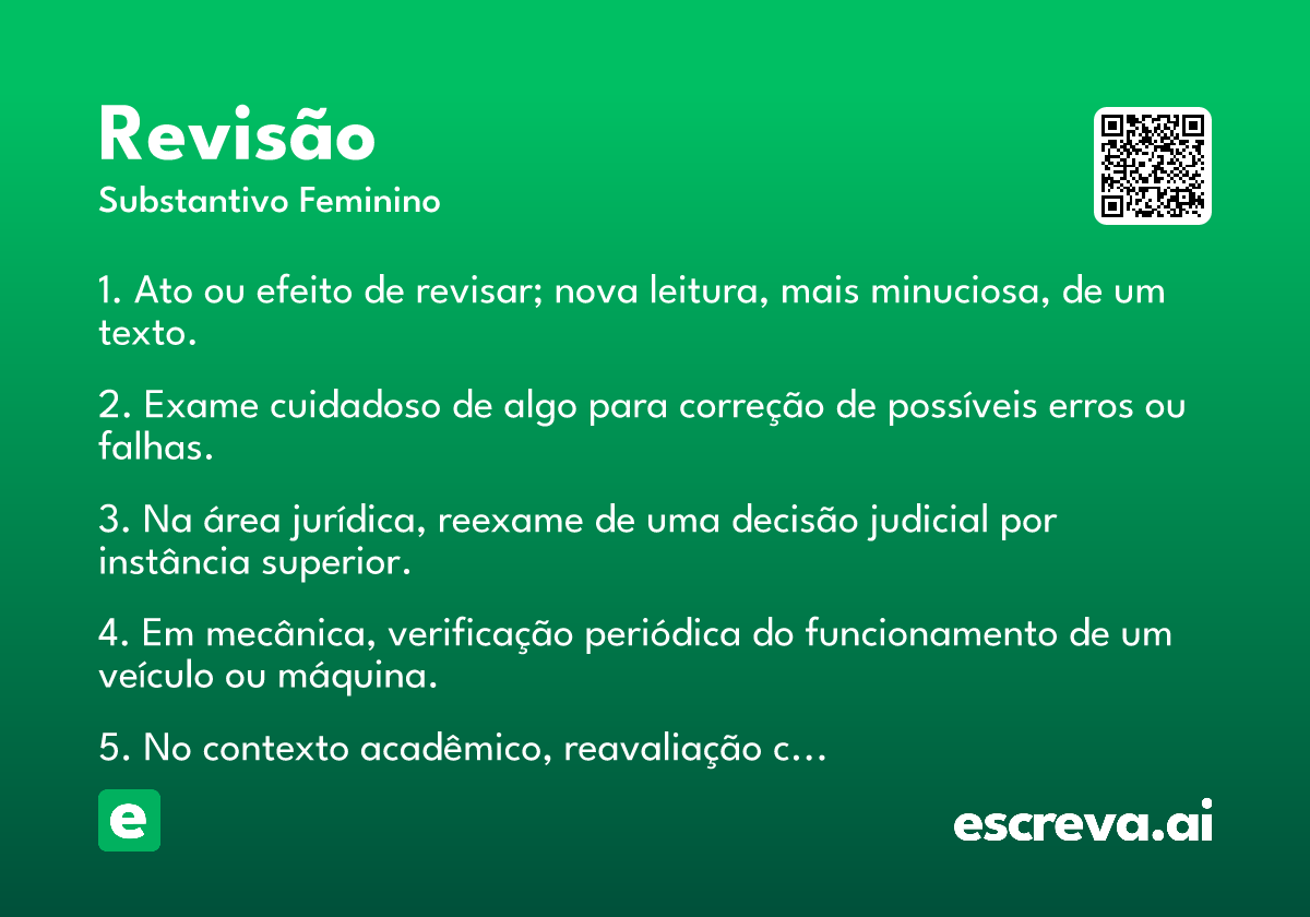 revisão