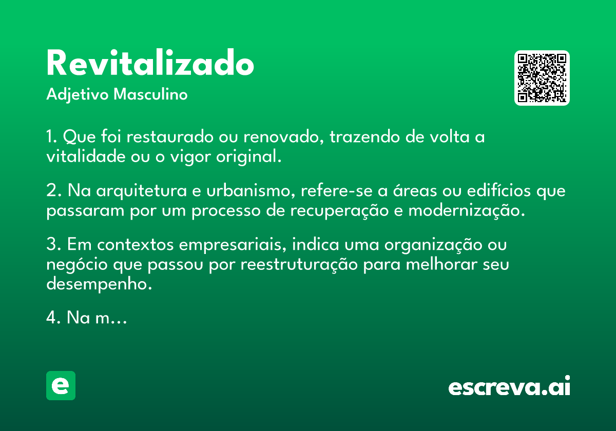 revitalizado